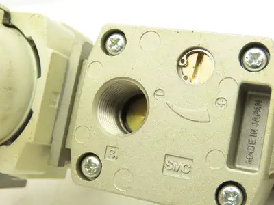 SMC Pneumatic Air Soft Start Valve Relief Filter Regulator Assembly Lot of 2