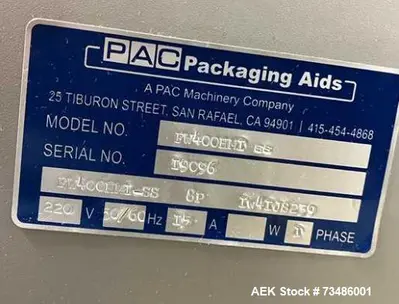 USED PACKAGING AIDS CORP FW 400F