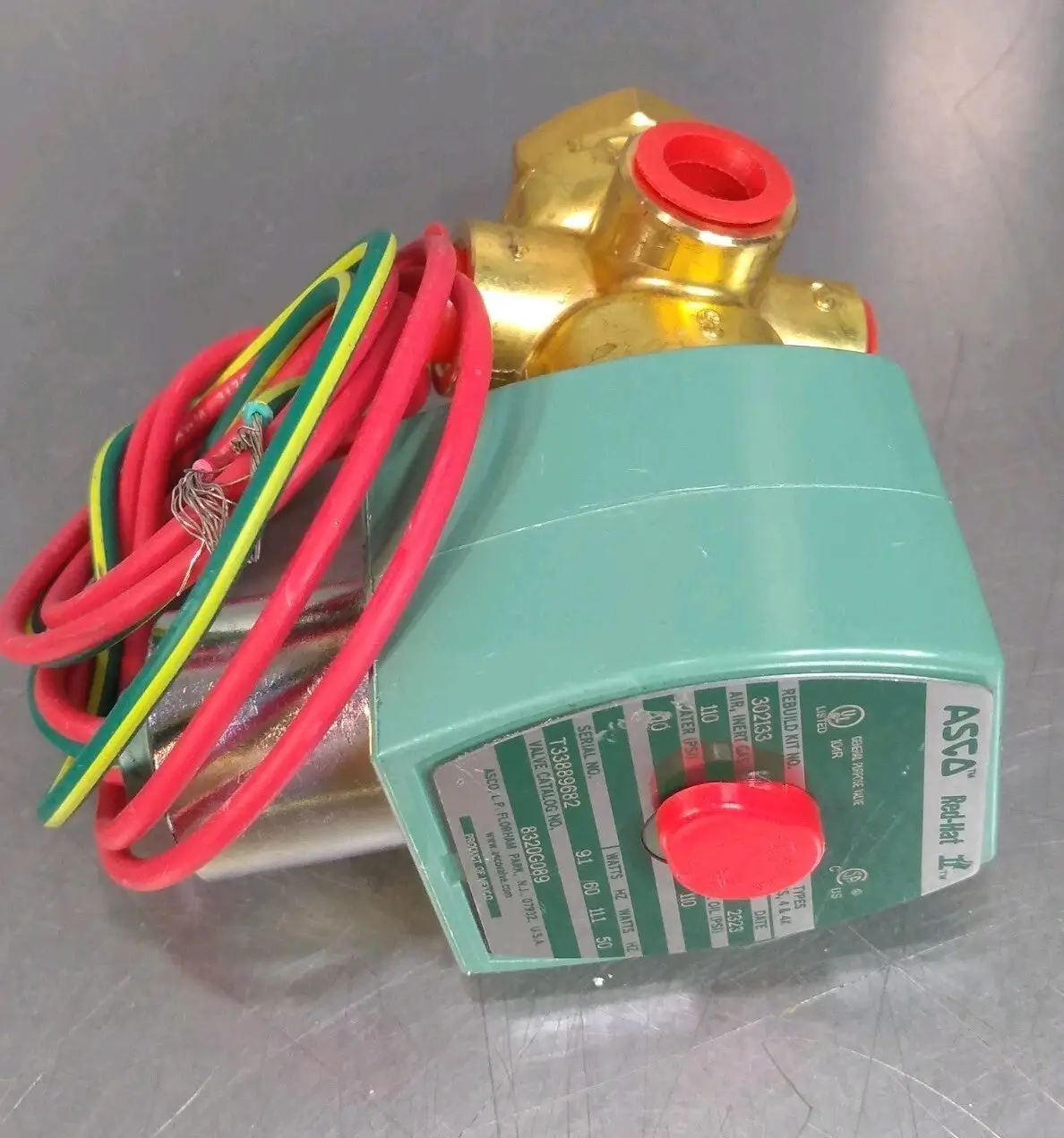 Asco 8320G089 Red-hat Ii Solenoid Valve Loc 6C23/2