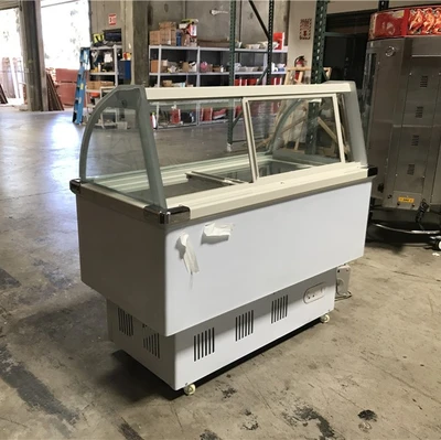 171-0350 52" Full Service Self Contained Popsicle Freezer Case