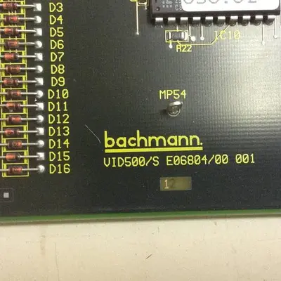 USED BACHMANN ELECTRONIC VID500/S