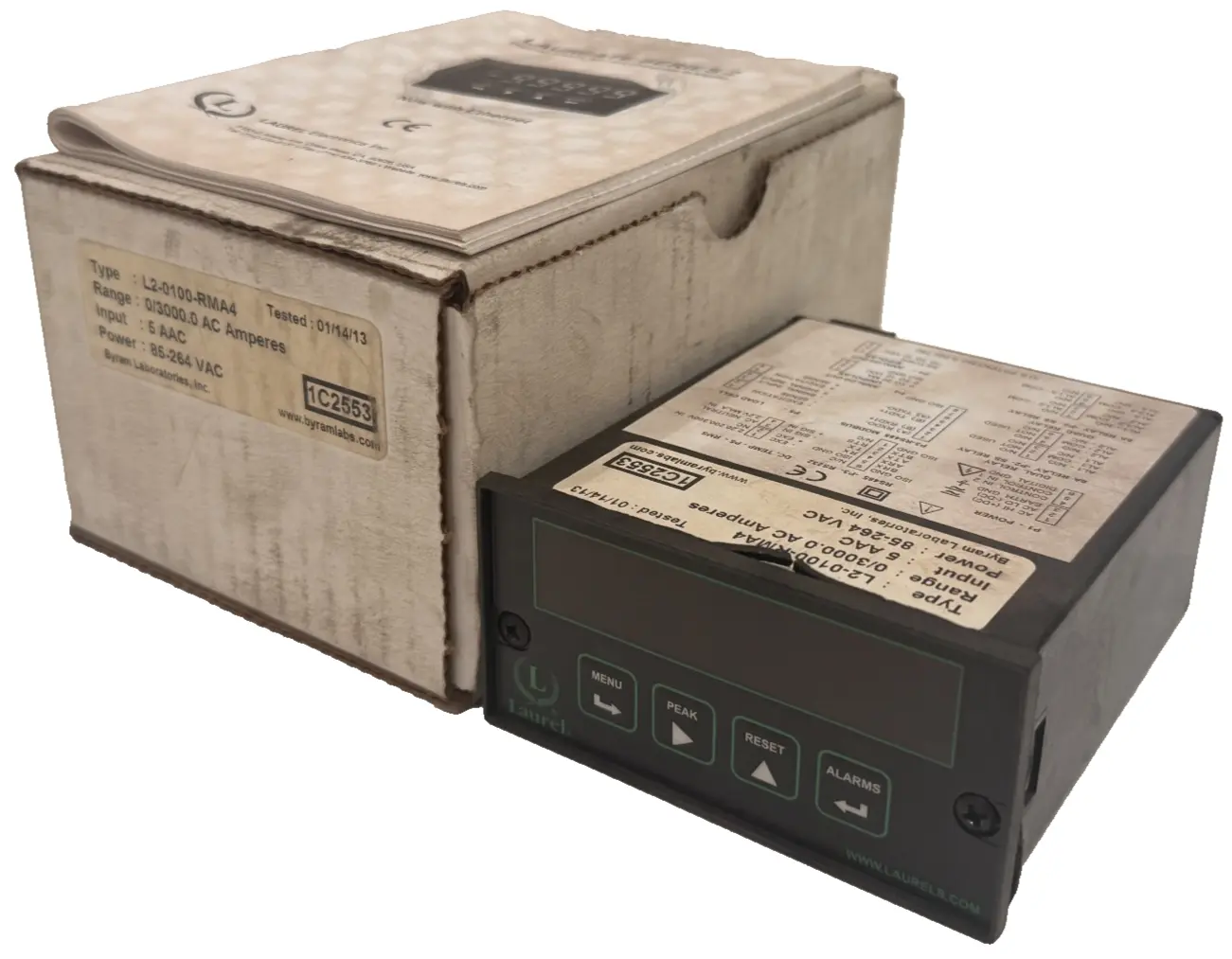 NEW BYRAM LABORATORIES L2-0100-RMA4