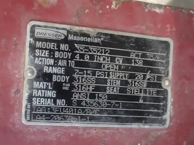 USED MASONEILAN 35-35212