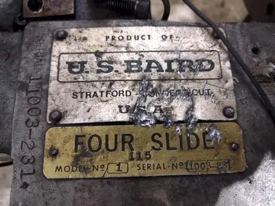 Used U.S. BAIRD #1 Wire Forming (and Four Slides) Ohio US | G-2000, Inc. #1063273