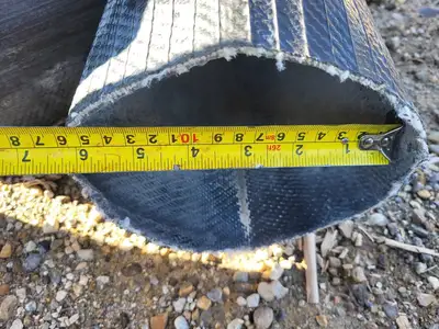 6" x 40 ft Hose Black