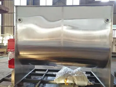 New 100 Cubic Foot Stainless Steel Ribbon Mixer, 20 HP #5512913