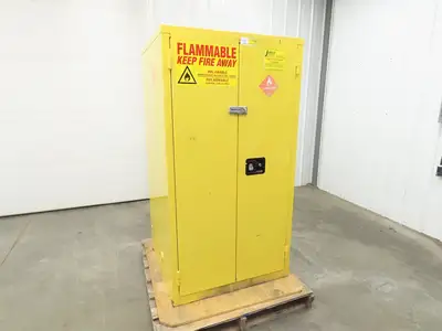 Jamco BM60 Flammable Safety Cabinet 60 Gallon Yellow Flammable Liquid