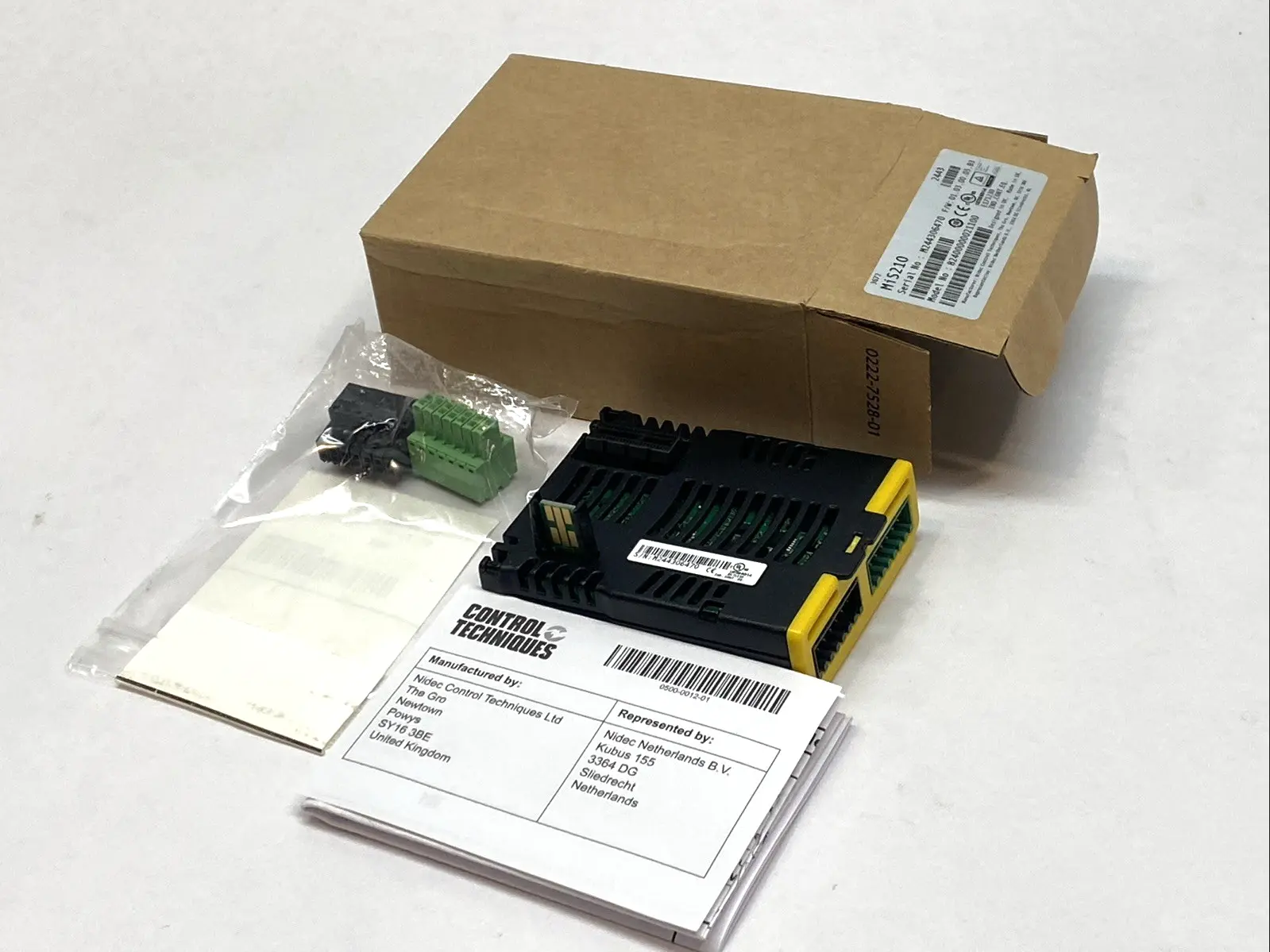 USED NIDEC CONTROL TECHNIQUES SAFETY MODULE 82400000021100