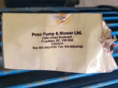 50 hp Centrifugal Pump size 8x6x11