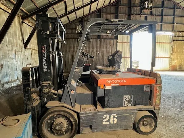 Used TOYOTA 7EBCU55 4-Wheel Sit down Electric Counterbalance Forklifts Illinois US | Alan Ross Machinery #993472
