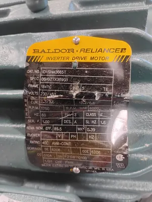 BALDOR-RELIANCE IDVSNM3665T General Purpose Motors | ESS Industrial Equipment Sales (5)
