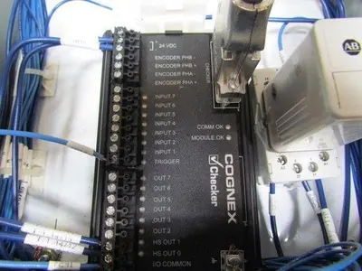 Cognex System Checker 807 90031R RevA 202 Vision Sensor, I/O Board & Enclosure