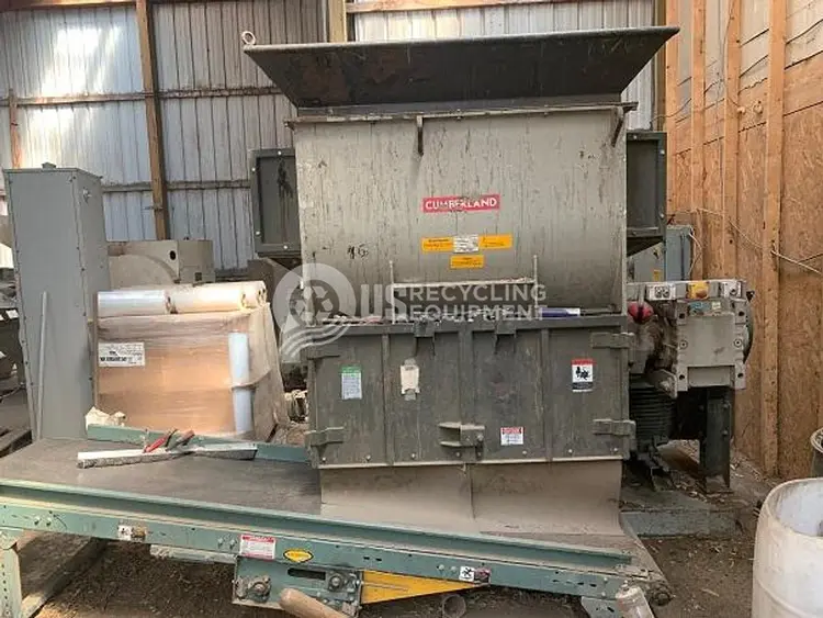 Used 2012 CUMBERLAND CIS1500 100HP SINGLE SHAFT Shredders GE | US Recycling Equipment #474353