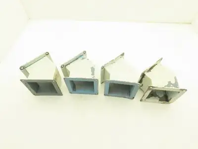 Wiegmann JWL454 4"x4" Wireway 45° Elbow Feed-Through Lot of 4