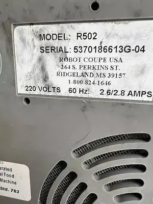 USED ROBOT COUPE R502E