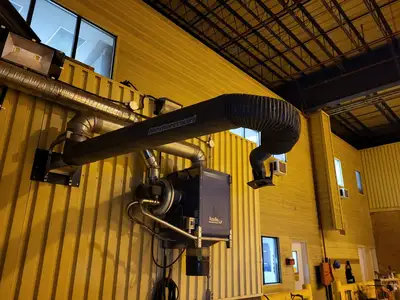 Fume Extractor w/ 12ft. Hose, Filter Box & Vacuum Pump