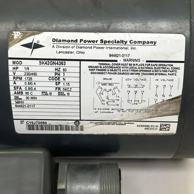 Used DIAMOND POWER 5K42GN4363 Industrial Controls Ohio US | Surplus Asset Holdings #1290375