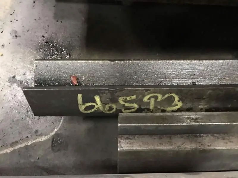 120" X 2" X 2" FEMALE V PRESS BRAKE DIE