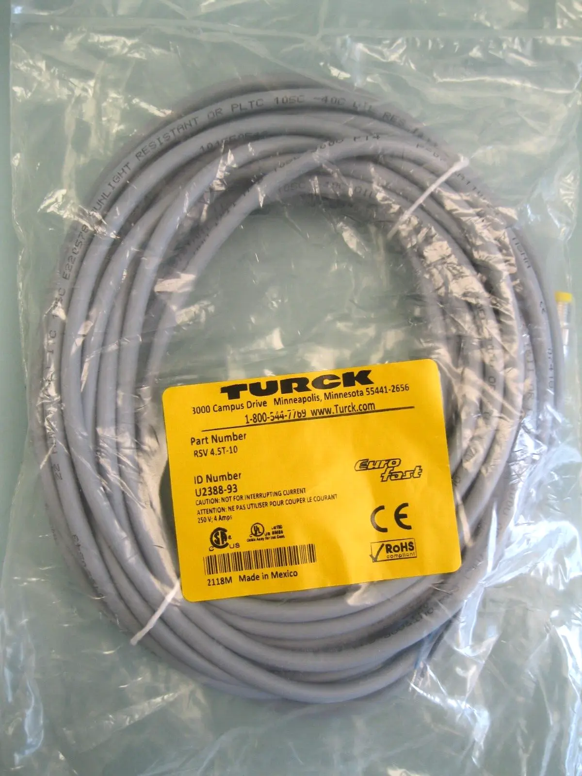 NEW Turck U2388-93