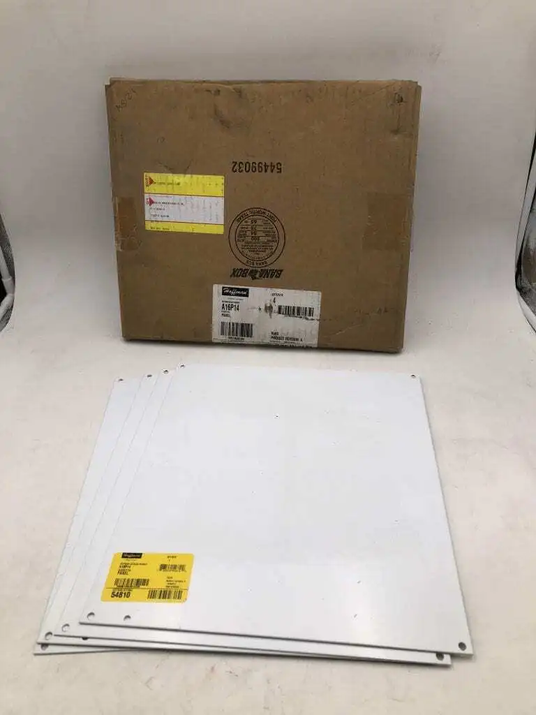 Hoffman A16P14 15″ X 13″ White Steel Internal Panel for Junction Box NIB of 4