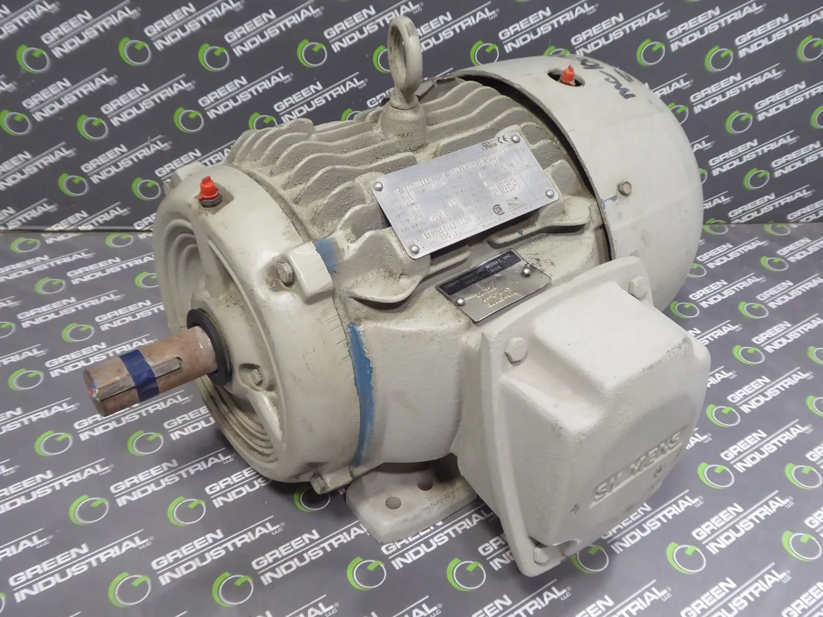 1.5HP Siemens 1LE24111CD312AA3 High Efficiency Motor 460V 875RPM Rebuilt