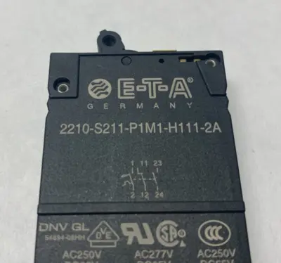 USED ETA THERMAL-MAGNETIC CIRCUIT BREAKER