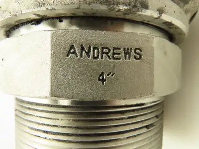 Dixon 400-F Cam & Groove Type F  4"Male Adaptor w/400 DC 4"Cam & Groove Dust Cap