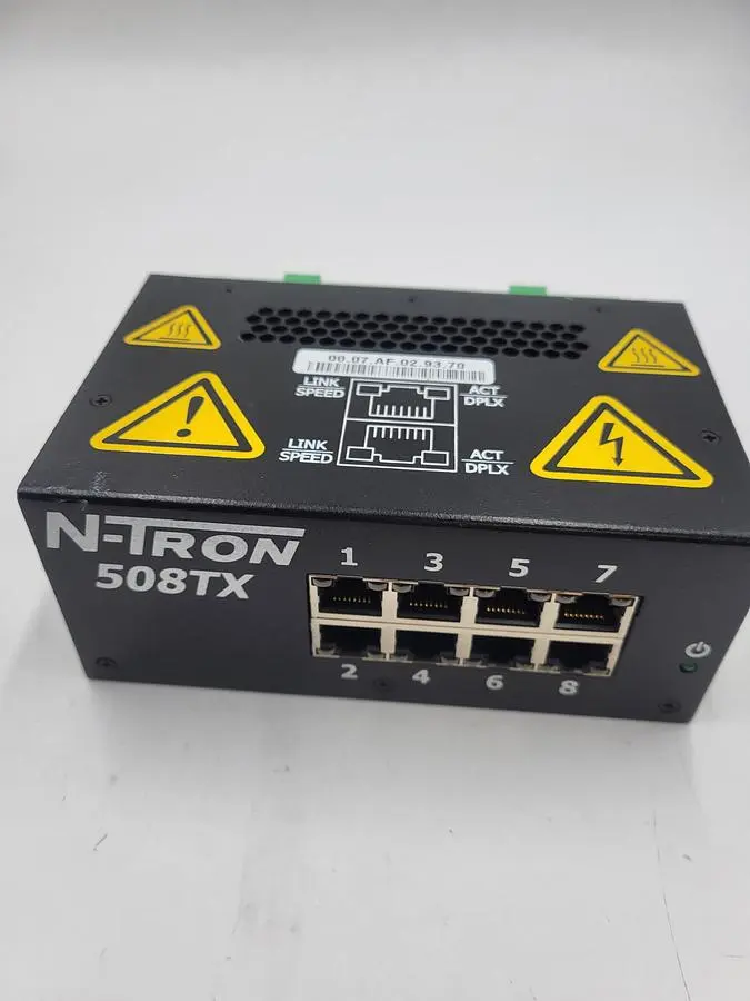 USED NTRON 508TX-A N-TRON INDUSTRIAL ETHERNET SWITCH - ADVANTECH