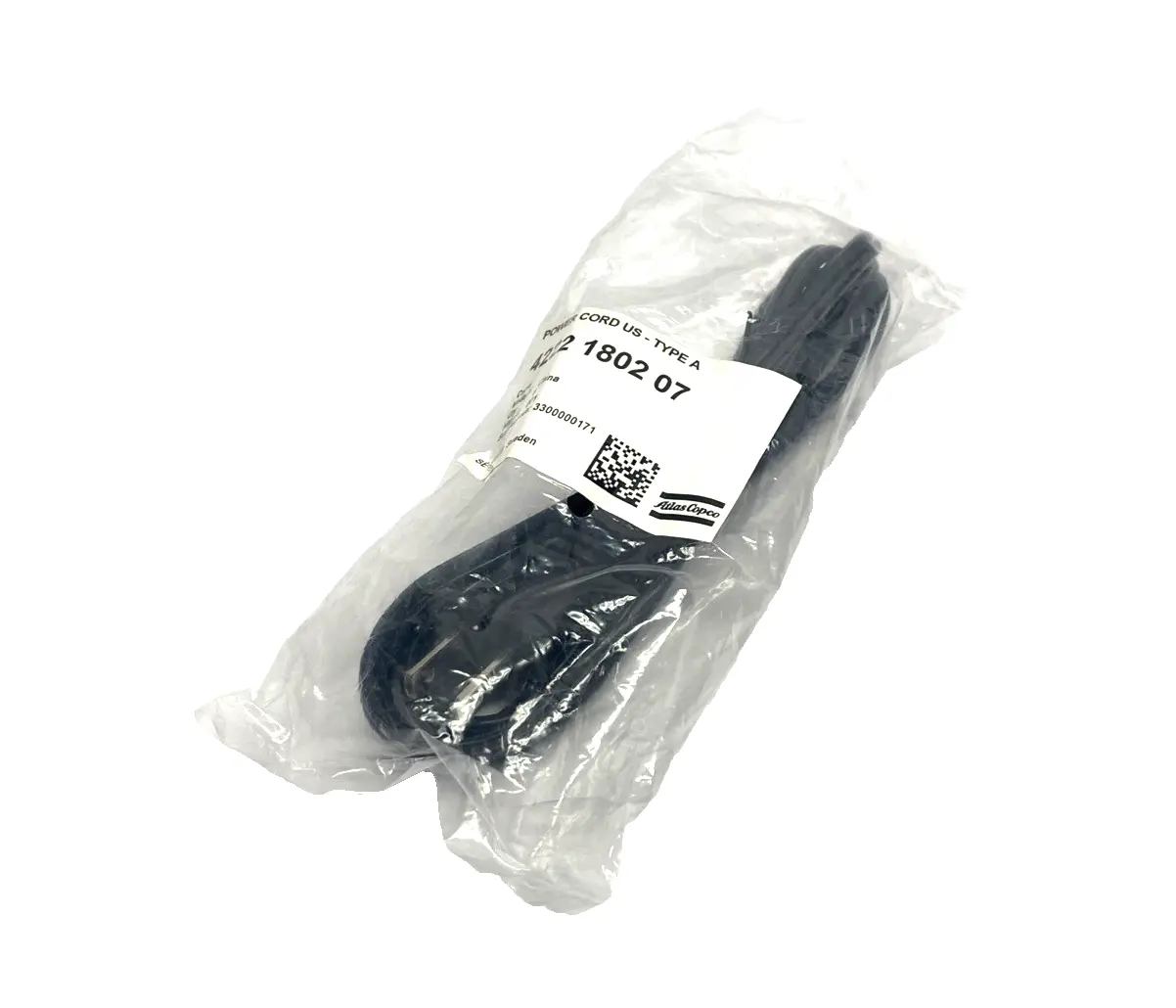 NEW ATLAS COPCO POWER CABLE US TYPE A