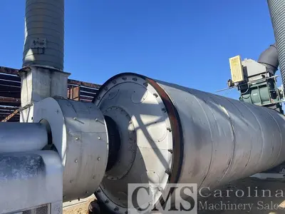 USED HEIL 10.5X32 DRUM DRYER AND CHIP PLANT