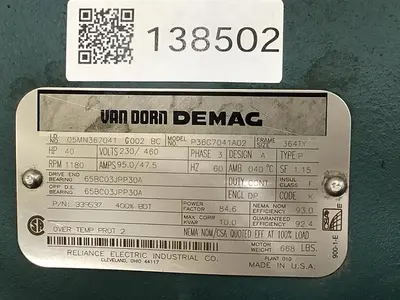 USED RELIANCE ELECTRIC P36G7041A02