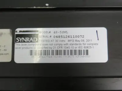 Used SYNRAD 48-5SWL Miscellaneous Laboratory Equipment Texas US | Aucto #1455889