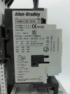 USED ALLEN BRADLEY 141A-GS45*25, 140M-C2E-B10