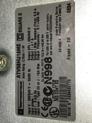 USED TELEMECANIQUE ATV58HU18M2