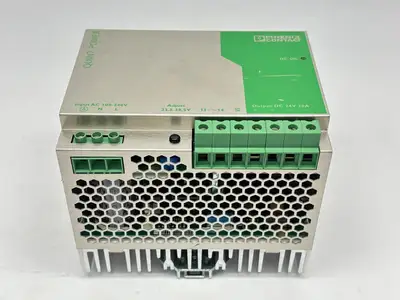 Quint-PS-100-240AC/24DC/20 | Phoenix Contact QUINT-PS-100-240AC/24DC/20 REV. 20 Power Supply 2938620 - Used