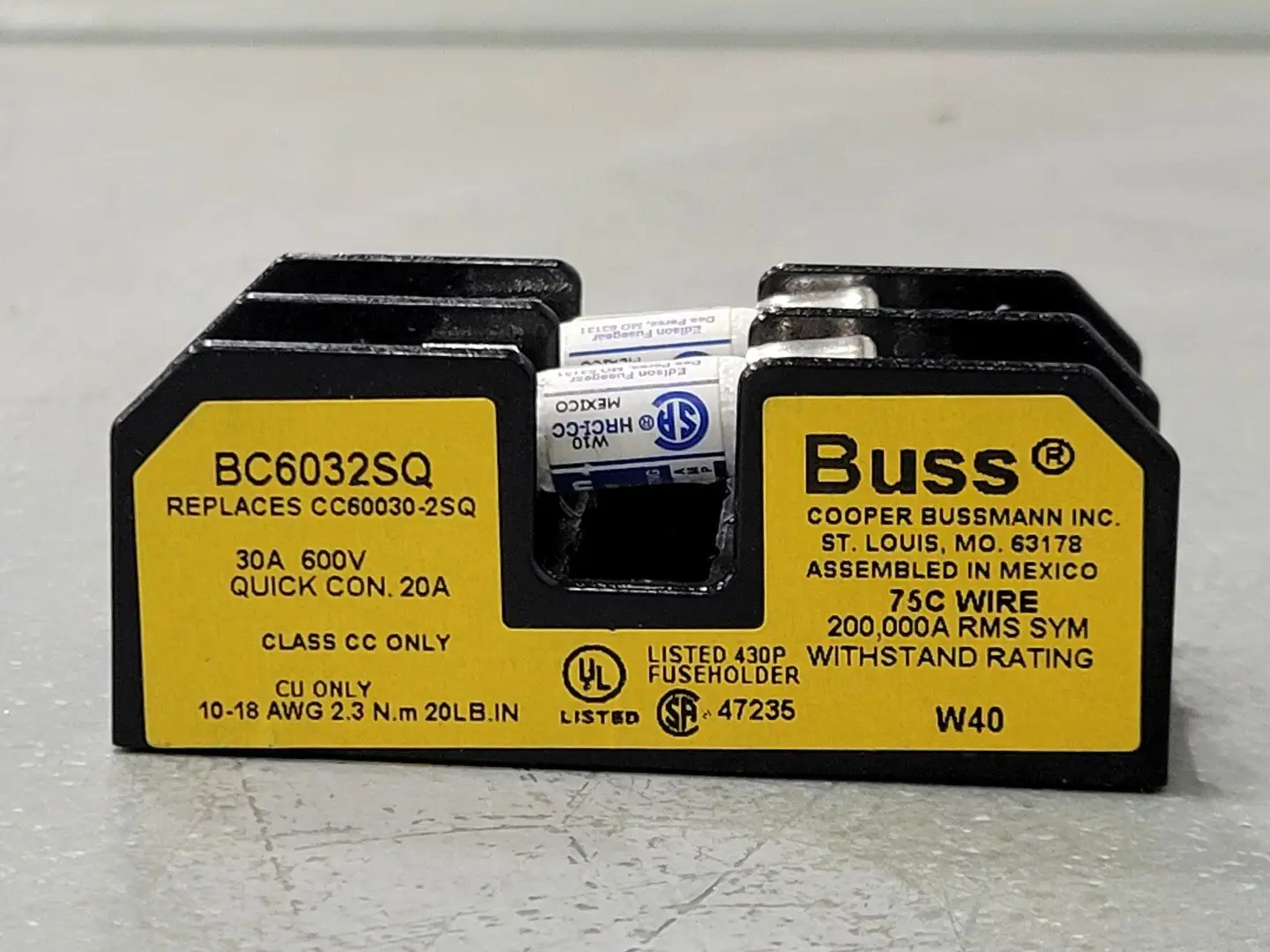 NEW BUSSMANN BC6032SQ