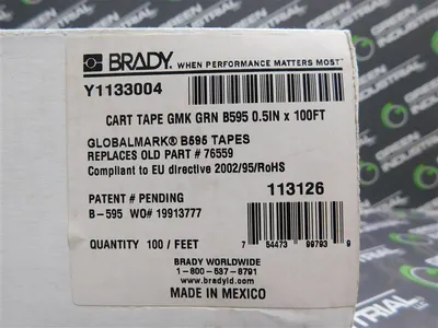 USED BRADY 113153