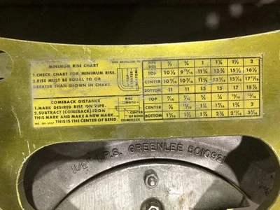 Greenlee 880-M2 1-1/2″ Hydraulic Pipe Bender w/ Enerpac Hydraulic Pump 10,000PSI