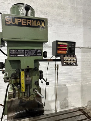 SUPERMAX YCM-16VA VERTICAL MILL