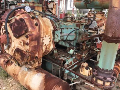 Used Worthington OF6M2 See Pictures for more Information Lubricated Reciprocating Air Compressors Oklahoma US | Borderless Services #1378269