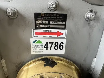 USED CINCINNATI FAN HP-6B18