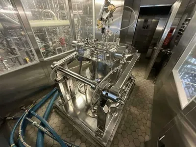 Ellerwerk 734 C cGMP perforate basket centrifuge, 316SS.