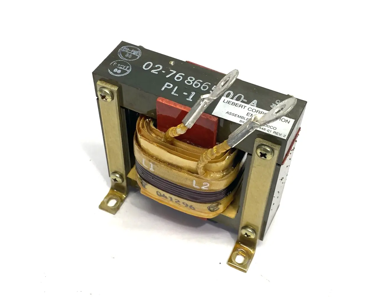 02-768665-00-A,12-794446-01,EM-1,PL-1 | Liebert 02-768665-00-A Line Transformer, EM-1, 12-794446-01 Rev 2, PL-1 - Used