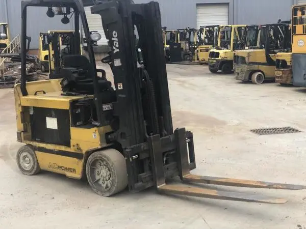 Used 2013 YALE ERC080HH 4-Wheel Sit down Electric Counterbalance Forklifts | Zoom Lifts & Equipment #1182269