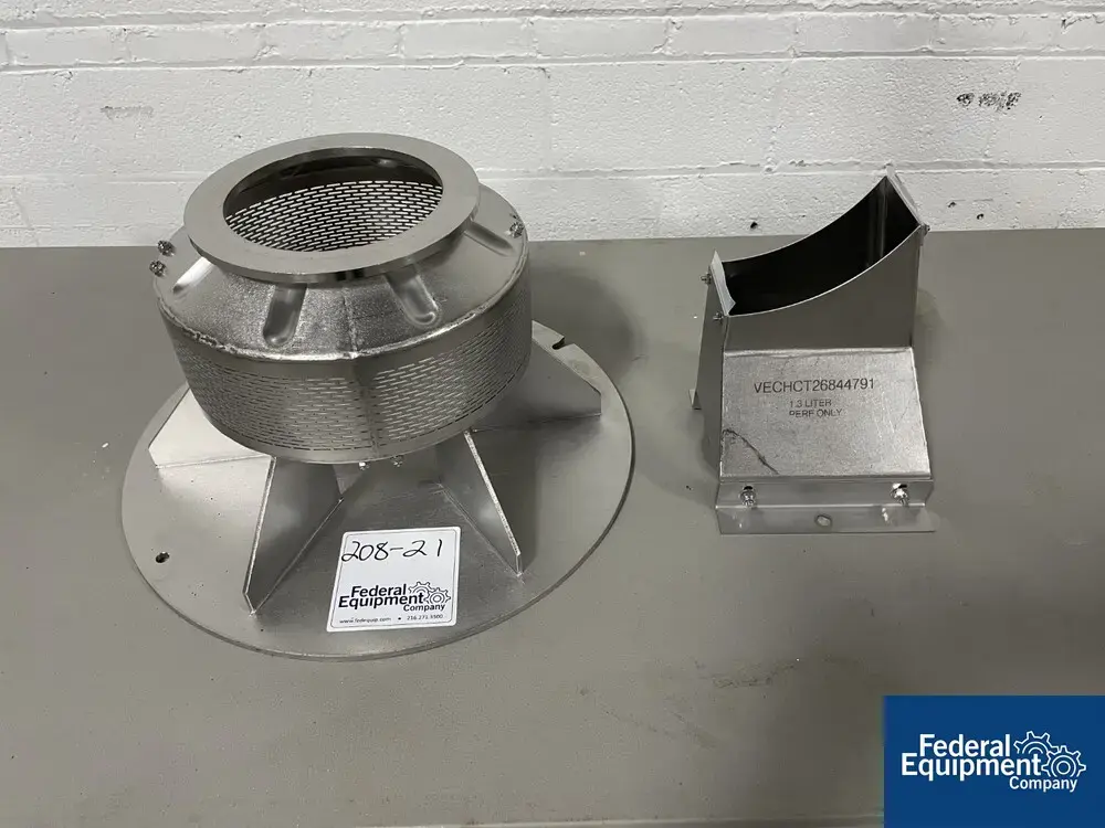 USED Vector 1.3 Liter Coating Pan for Vector LDCS-3, S/S