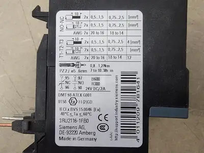 USED SIEMENS 3RU21161FB0