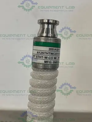 USED SANI-TECH 84" SILICONE HOSE W/  3/4" SANITARY FITTING