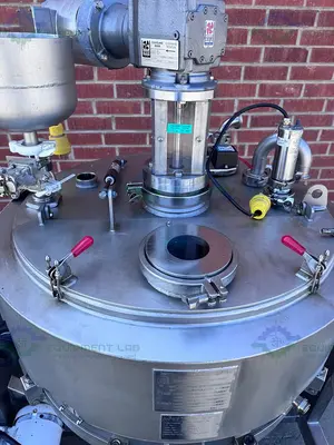 USED ALLEGHENY BRADFORD 174 LITER JACKETED NUTSCHE FILTER / AGITATED DRYER