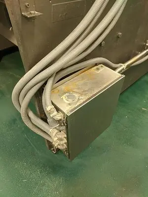 APV 48" TWO ROLL EXTRUDER WITH ULTRASONIC GUILLOTINE CUTTER