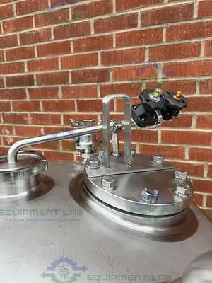 USED PRECISION STAINLESS 600 LITER STAINLESS STEEL JACKETED REACTOR 45 PSI